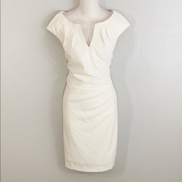 winter white sheath dress